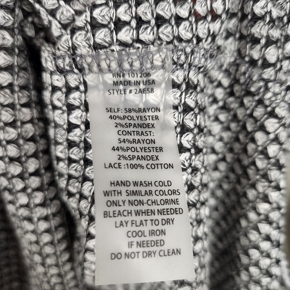 Soft Surroundings Bailey Waffle Knit Top 2X - Picture 8 of 8